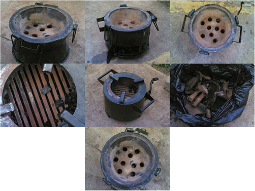 Figure 8 — Photographic representation of biomass stoves